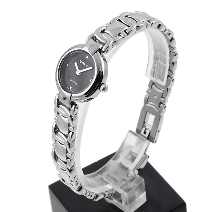 Doxa 403.15.104.10 Lady zegarek damski klasyczny szafirowe - miniatura 3