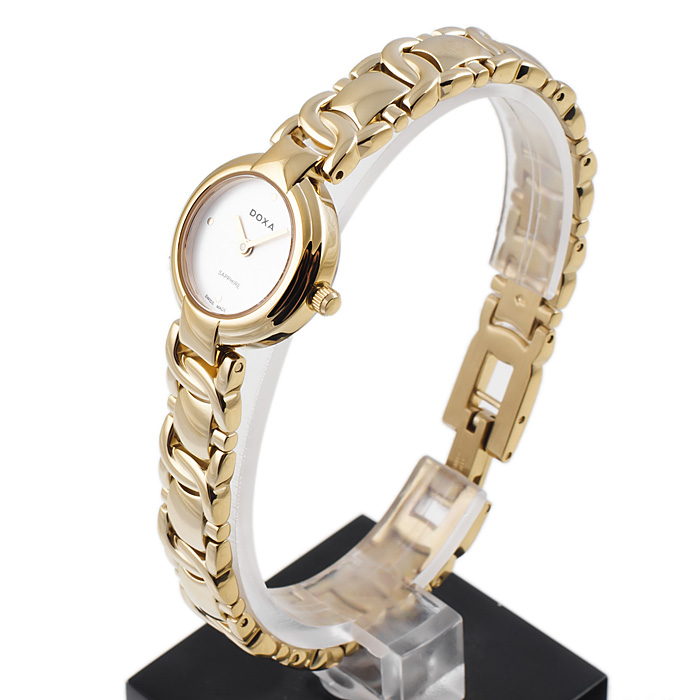Doxa 403.35.024.11 Lady zegarek damski klasyczny szafirowe - miniatura 3