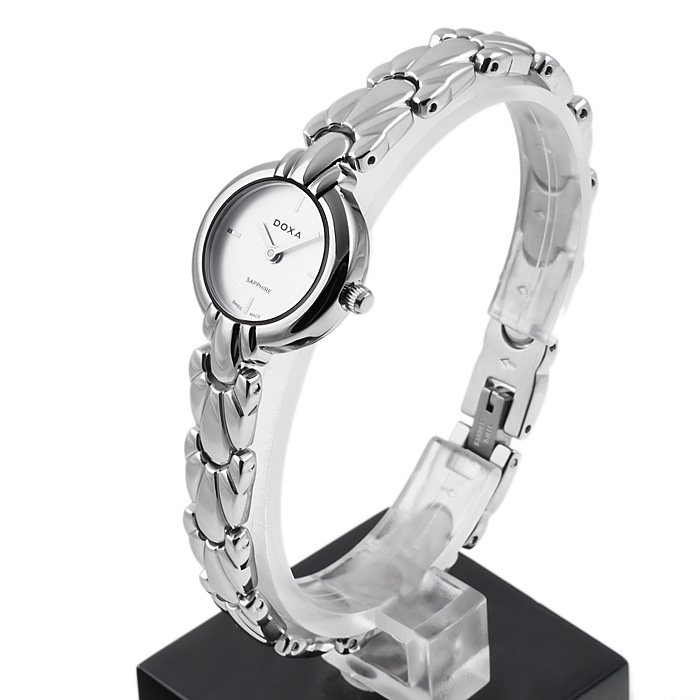 Doxa 404.15.021.10 Lady zegarek damski klasyczny szafirowe - miniatura 3