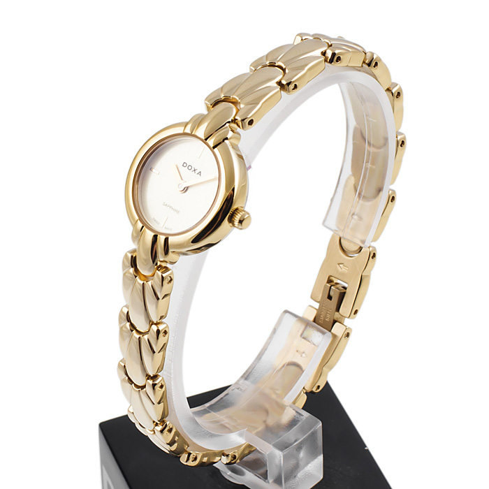 Doxa 404.35.301.11 Lady zegarek damski klasyczny szafirowe - miniatura 3