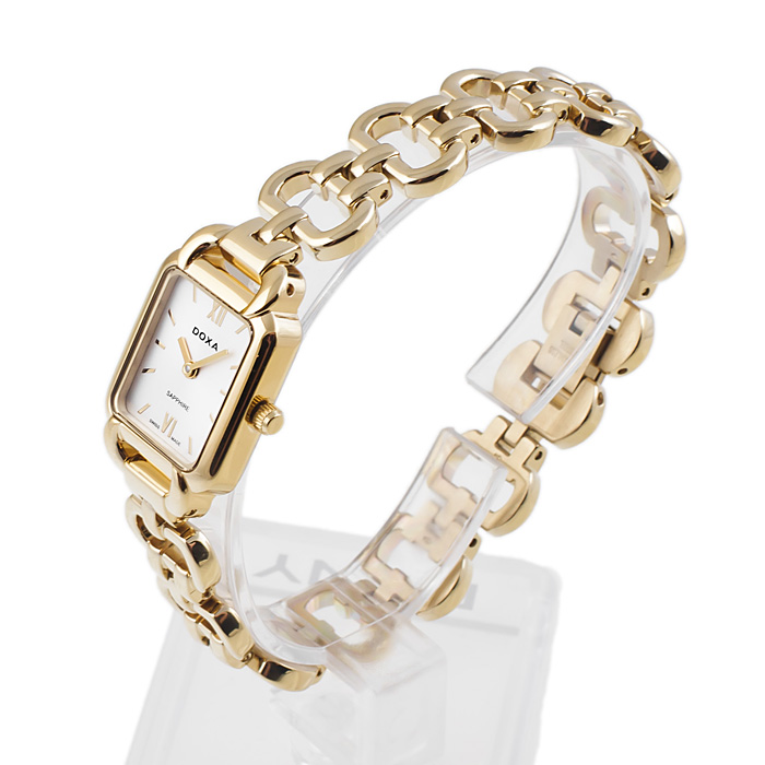 Doxa 407.35.022.11 Lady zegarek damski klasyczny szafirowe - miniatura 3