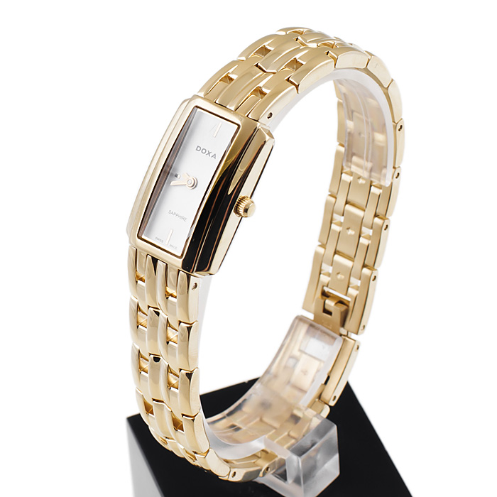 Doxa 408.35.021.11 Lady zegarek damski klasyczny szafirowe - miniatura 3