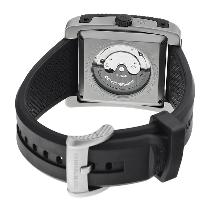 Emporio Armani AR4231 zegarek męski fashion/modowy Meccanico pasek - miniatura 5