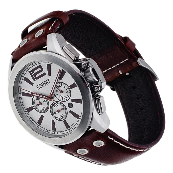 Esprit ES101281002 Męskie fashion/modowy zegarek srebrny - miniatura 4
