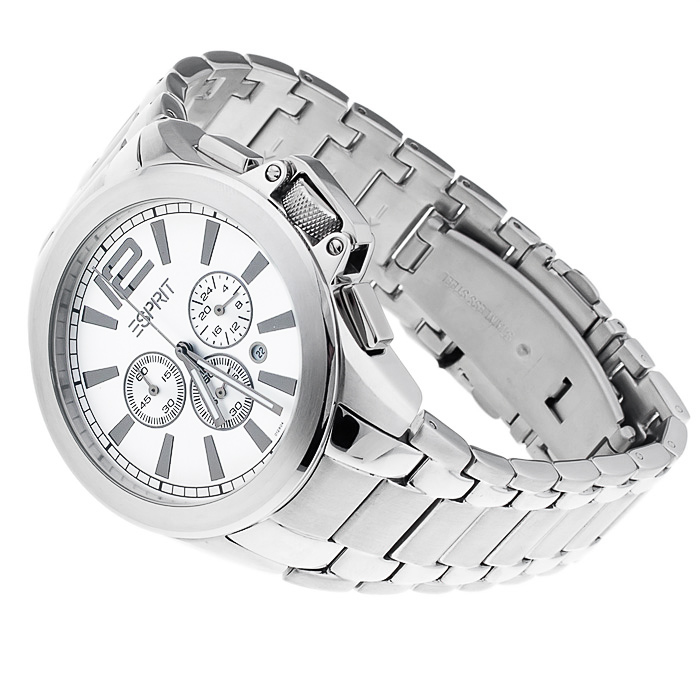 Esprit ES101281004 Męskie fashion/modowy zegarek srebrny - miniatura 4