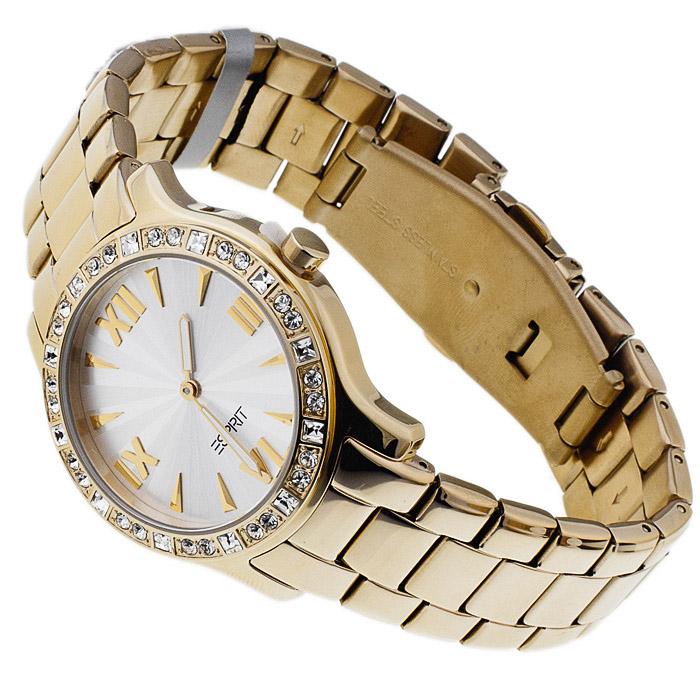 Esprit ES102662007 Damskie fashion/modowy zegarek złoty - miniatura 4