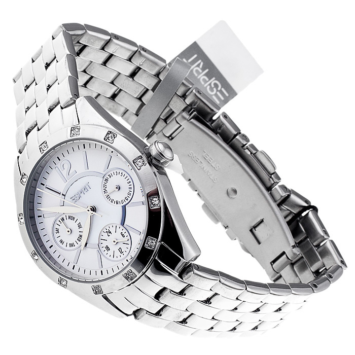 Esprit ES102732001 Damskie fashion/modowy zegarek srebrny - miniatura 4