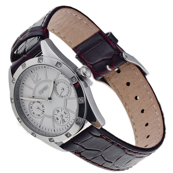 Esprit ES102732006 Damskie fashion/modowy zegarek srebrny - miniatura 4