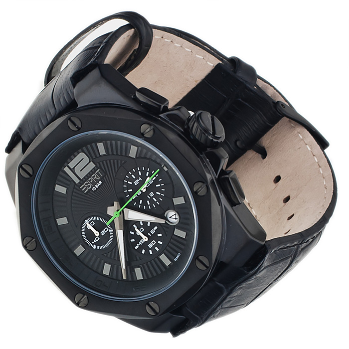 Esprit ES102881003 Męskie fashion/modowy zegarek czarny - miniatura 4