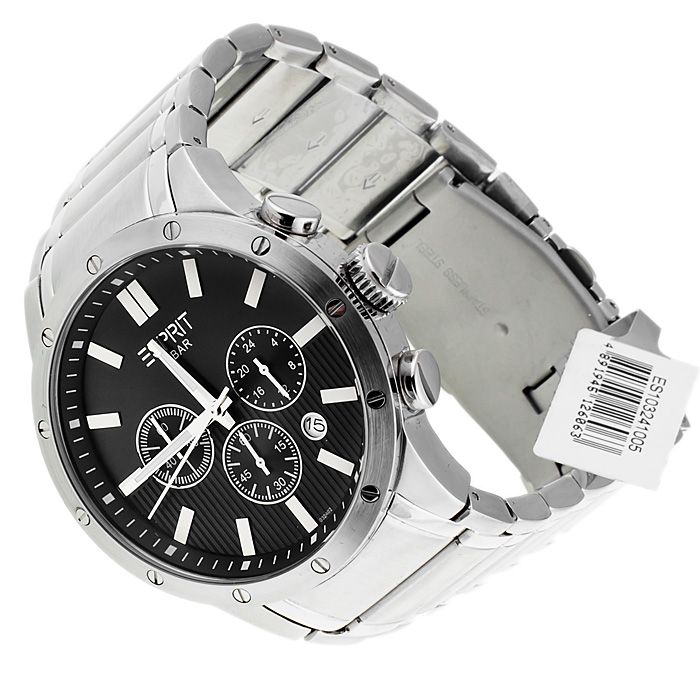 Esprit ES103241005 Męskie fashion/modowy zegarek srebrny - miniatura 4