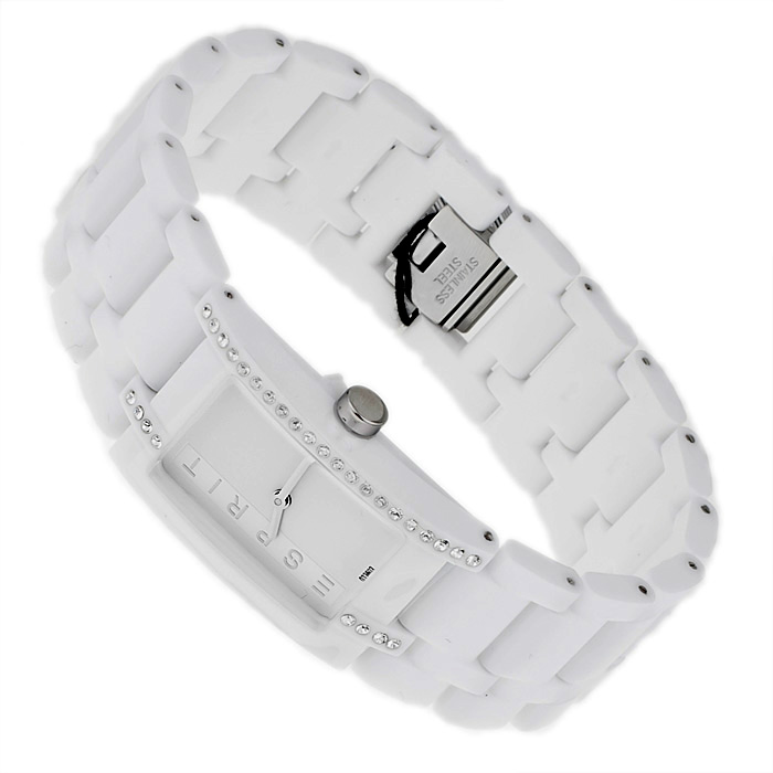 Esprit ES103562001 Damskie fashion/modowy zegarek biały - miniatura 4