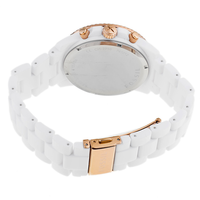 Fossil CH2716 Sport sportowy zegarek biały - miniatura 5