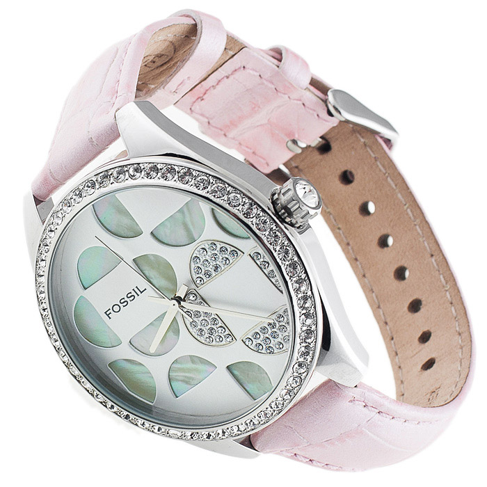 Fossil ES2195 Ladies Dress fashion/modowy zegarek srebrny - miniatura 5