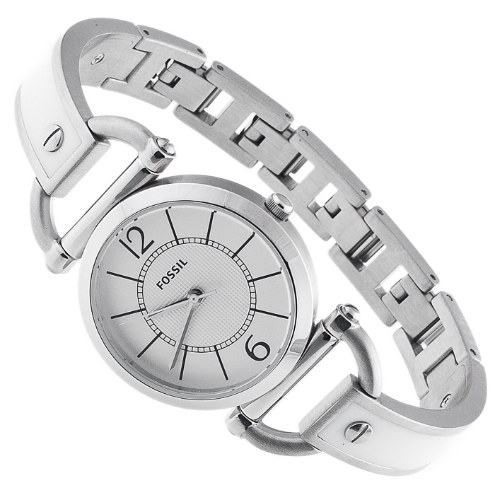 Fossil ES2473 Ladies Dress klasyczny zegarek srebrny - miniatura 5