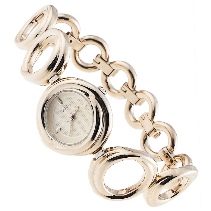 Fossil ES2582 Ladies Dress klasyczny zegarek złoty - miniatura 4