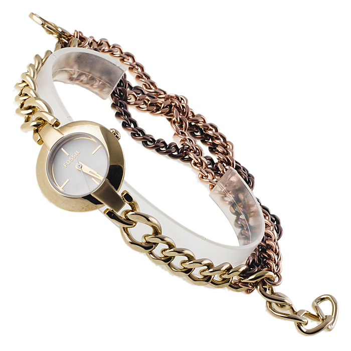 Fossil ES2885 Ladies Dress klasyczny zegarek złoty - miniatura 4