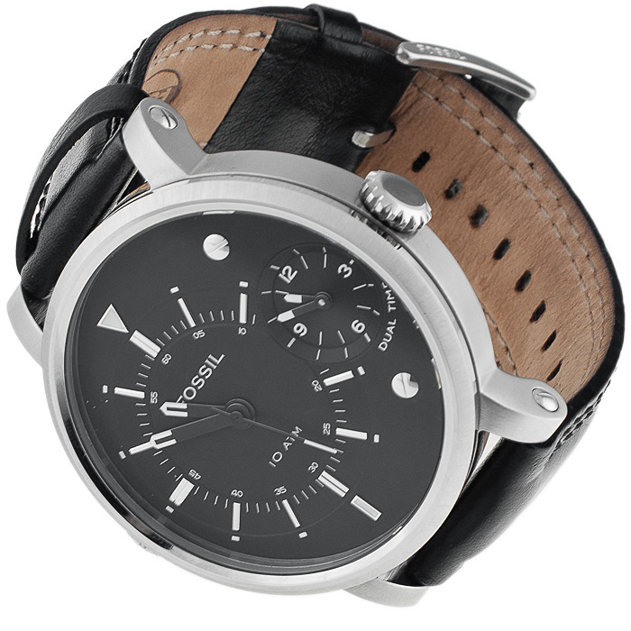 Fossil FS4244 Mens Dress klasyczny zegarek srebrny - miniatura 5