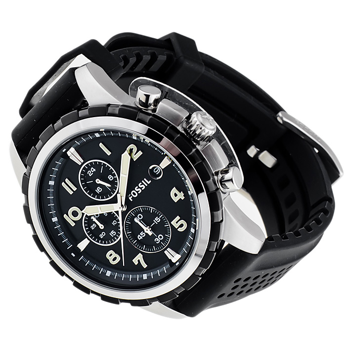 Fossil FS4613 Mens Dress klasyczny zegarek srebrny - miniatura 4