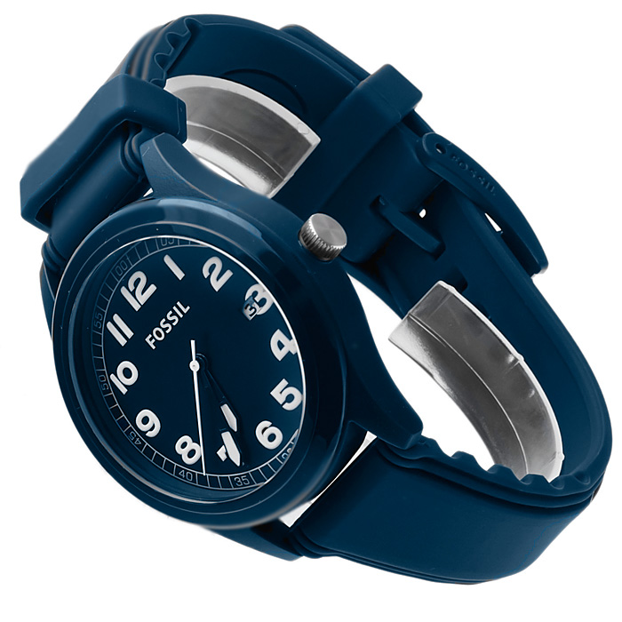 Fossil JR1301 Wyprzedaż fashion/modowy zegarek niebieski - miniatura 4