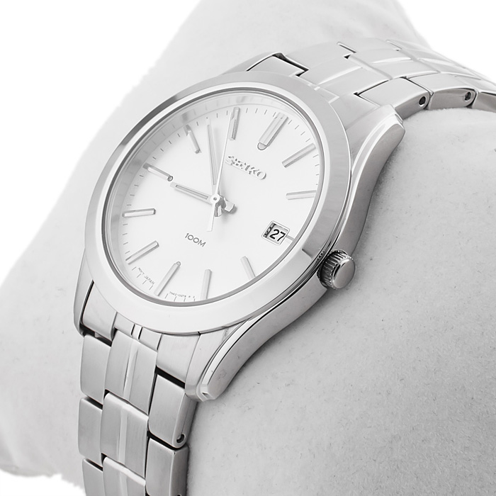 zegarek Seiko SGEE41P1 srebrny Classic - miniatura 2