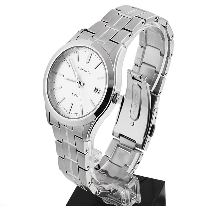 Seiko SGEE41P1 Classic zegarek męski klasyczny szafirowe - miniatura 3
