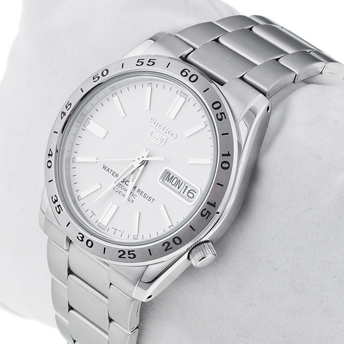 zegarek Seiko SNKD97K1 srebrny Automatic - miniatura 2