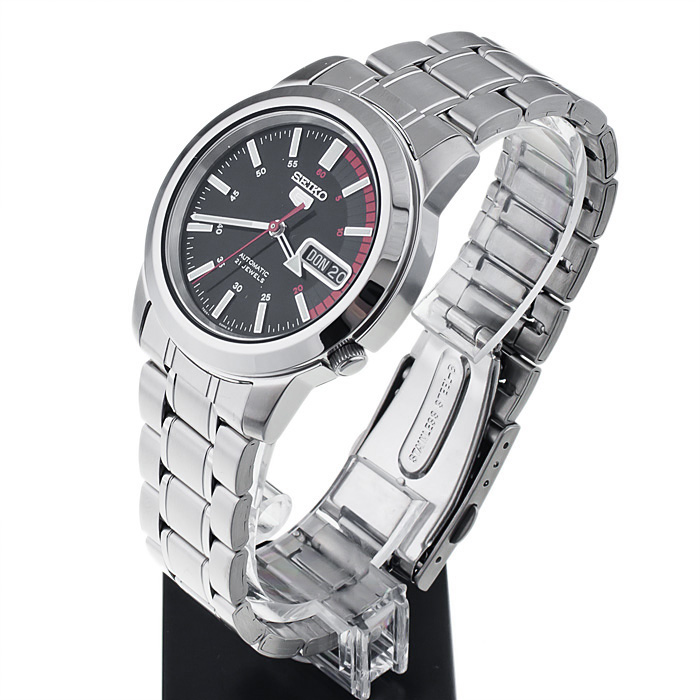 Seiko SNKK31K1 Automatic zegarek męski sportowy mineralne utwardzane - miniatura 3