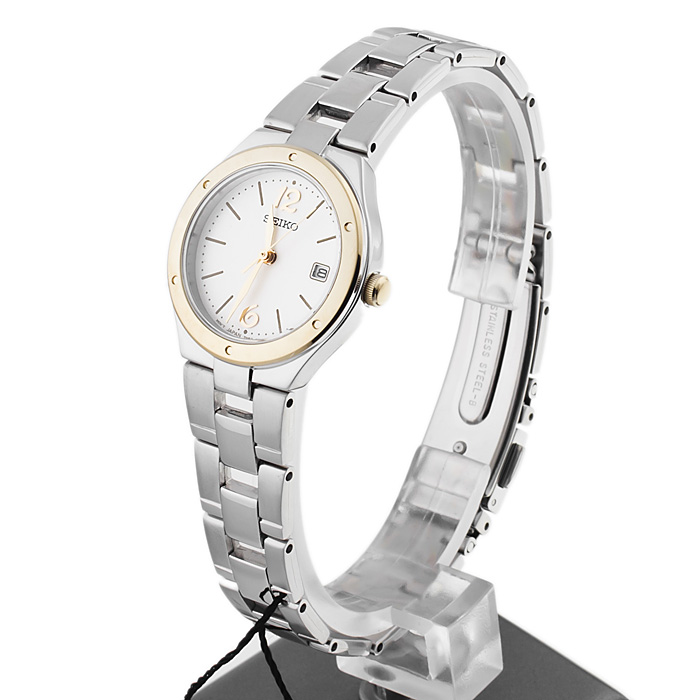 Seiko SXDC48P1 Classic zegarek damski klasyczny mineralne utwardzane - miniatura 3