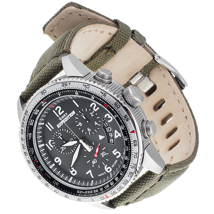 Timex T49823 Expedition sportowy zegarek srebrny - miniatura 4