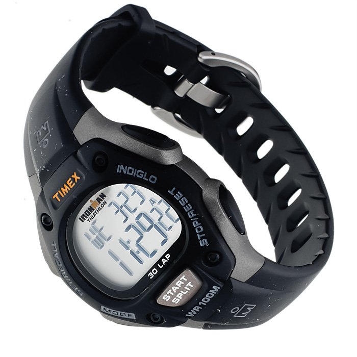 Timex T5E901B Ironman Triathlon Ironman sportowy zegarek srebrny - miniatura 6
