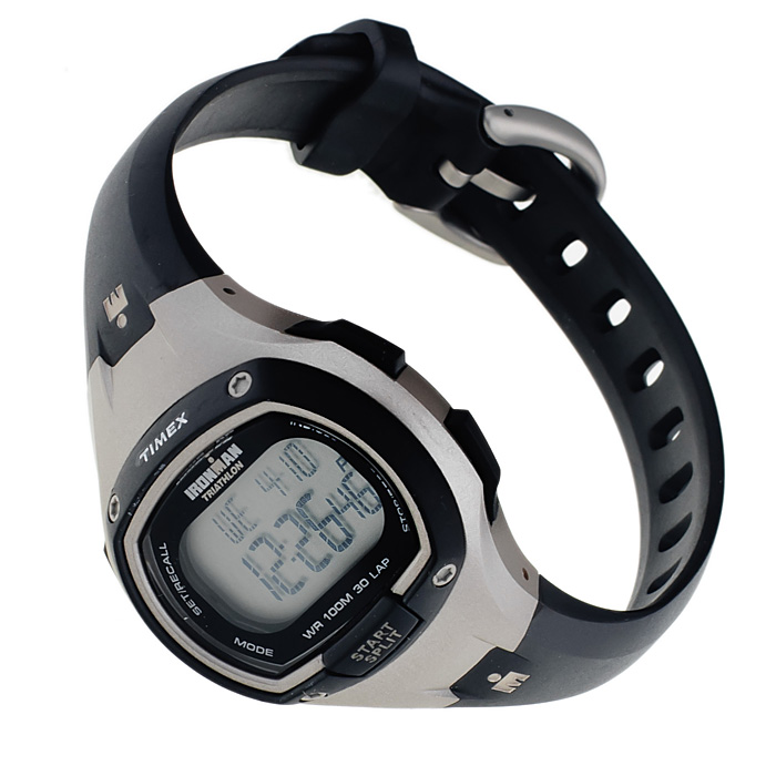 Timex T5K185 Ironman Triathlon Ironman sportowy zegarek srebrny - miniatura 6