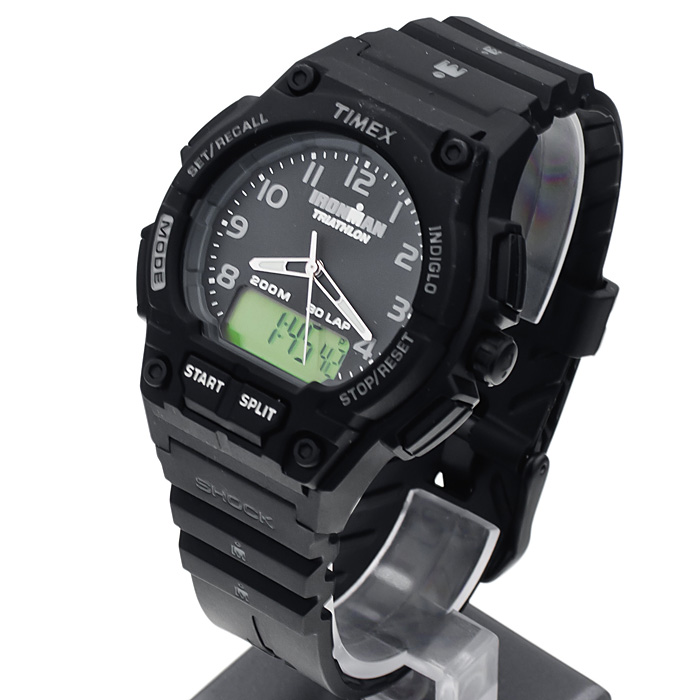 Timex T5K202 Ironman Ironman Triathlon Shock Resistant zegarek męski sportowy mineralne - miniatura 5
