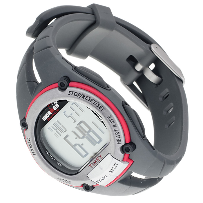 Timex T5K211 Heart Rate Monitor Ironman sportowy zegarek srebrny - miniatura 6