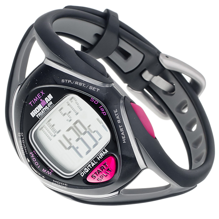 Timex T5K219 Ironman Triathlon Ironman sportowy zegarek czarny - miniatura 4