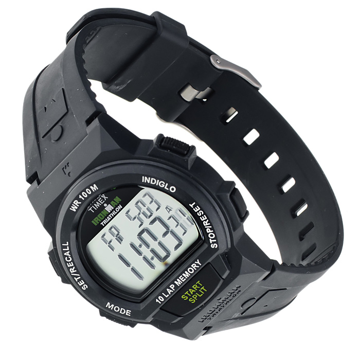Timex T5K224 Ironman Triathlon Ironman sportowy zegarek czarny - miniatura 6