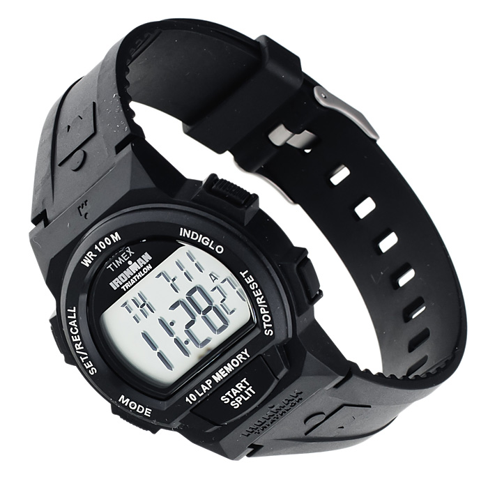 Timex T5K265 Ironman Triathlon Ironman sportowy zegarek czarny - miniatura 5