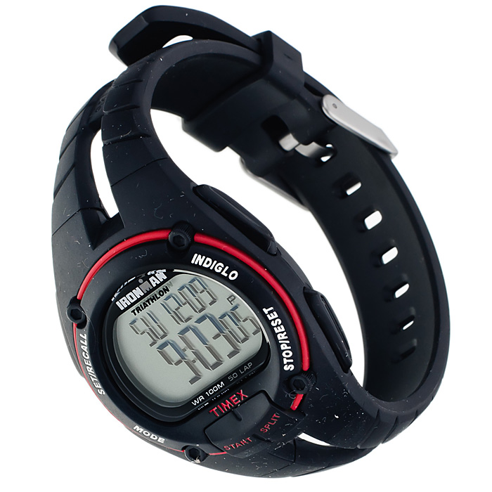 Timex T5K321 Ironman Triathlon Ironman sportowy zegarek czarny - miniatura 5