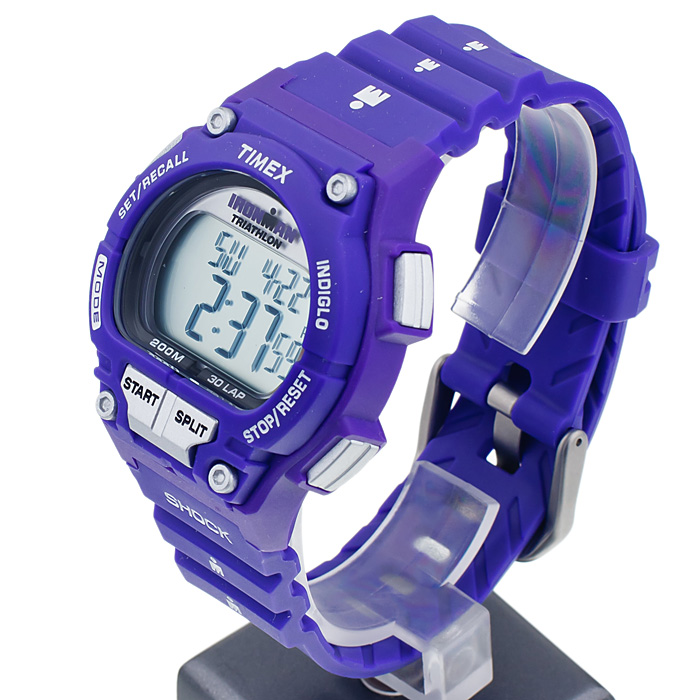 Timex T5K431 Ironman Ironman Triathlon Shock Resistant zegarek damski sportowy mineralne - miniatura 3