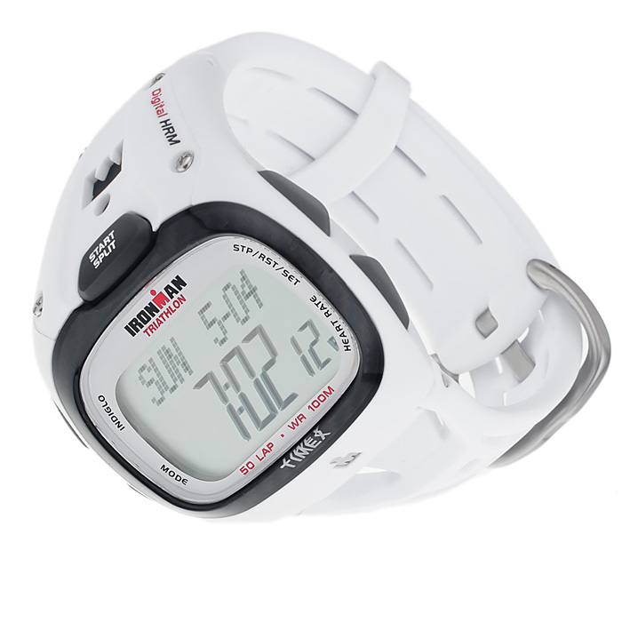 Timex T5K490 Ironman Triathlon Ironman sportowy zegarek biały - miniatura 4