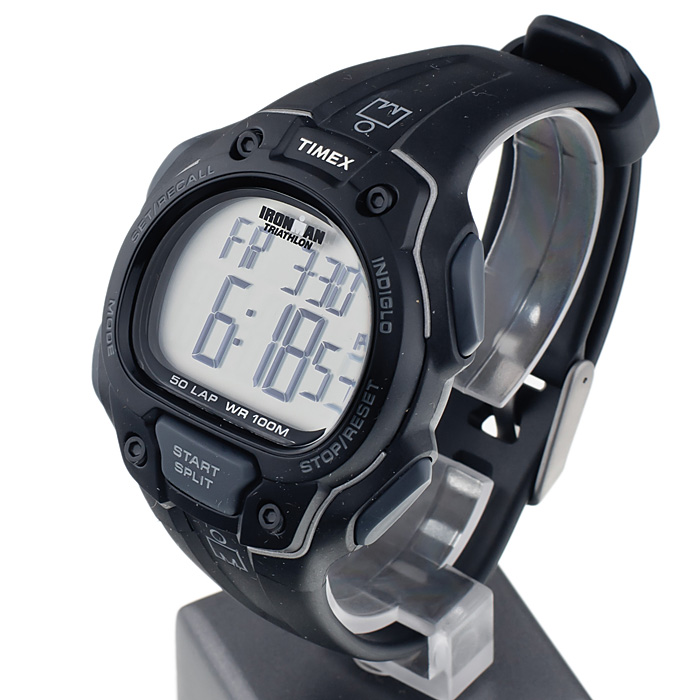 Timex T5K495 Ironman Ironman Triathlon zegarek męski sportowy z tworzywa sztucznego - miniatura 3