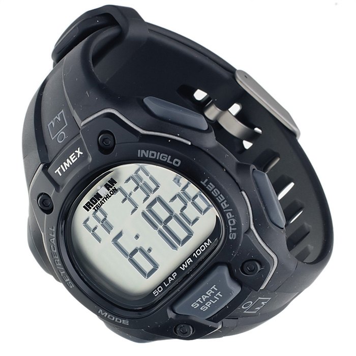 Timex T5K495 Ironman Triathlon Ironman sportowy zegarek czarny - miniatura 4