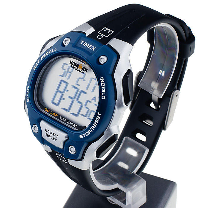 Timex T5K496 Ironman Ironman Triathlon zegarek męski sportowy z tworzywa sztucznego - miniatura 3