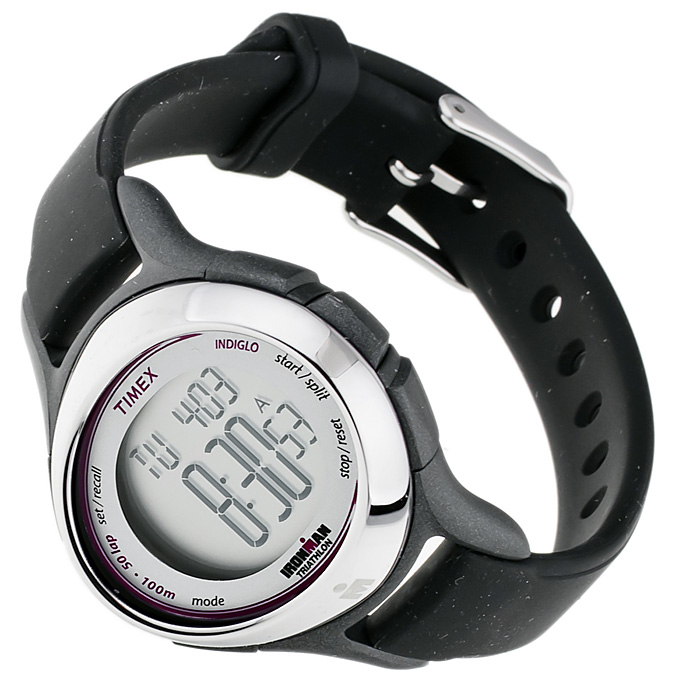 Timex T5K500 Ironman Triathlon Ironman sportowy zegarek czarny - miniatura 4