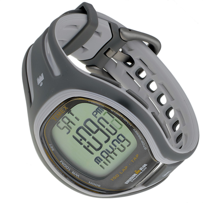 Timex T5K507 Ironman Triathlon Ironman sportowy zegarek szary - miniatura 4
