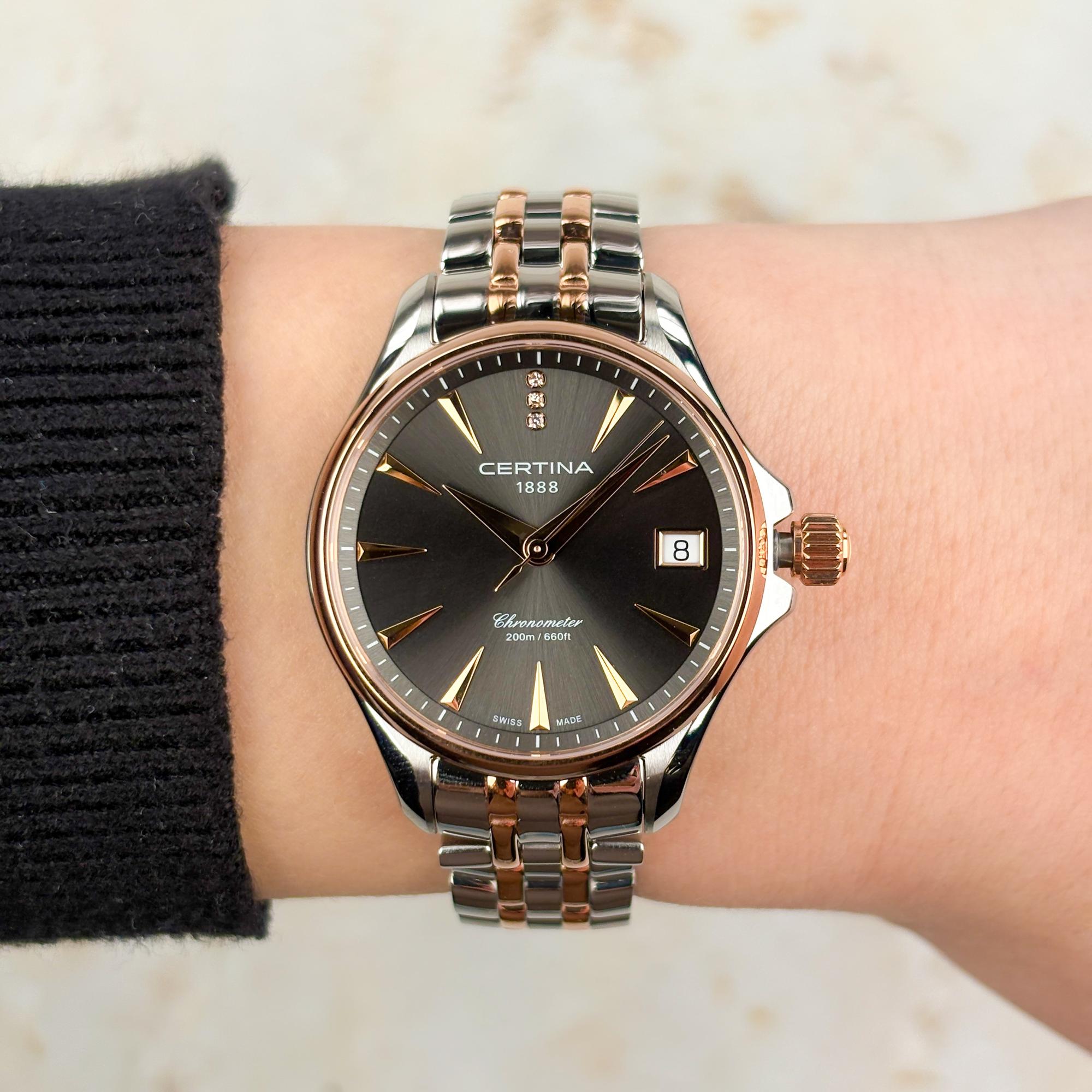 Zegarek Certina DS Action Lady Diamonds 34mm damski - miniatura 17