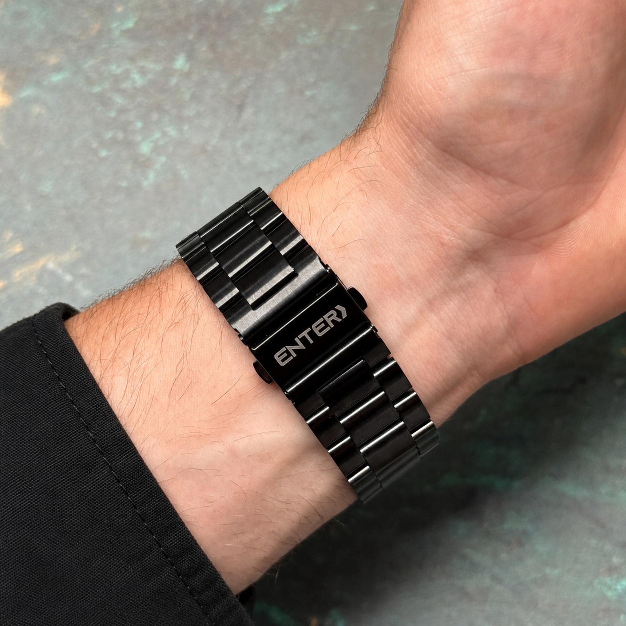 Smartwatch Enter Expedytor II Czarny zestaw z Paskiem 