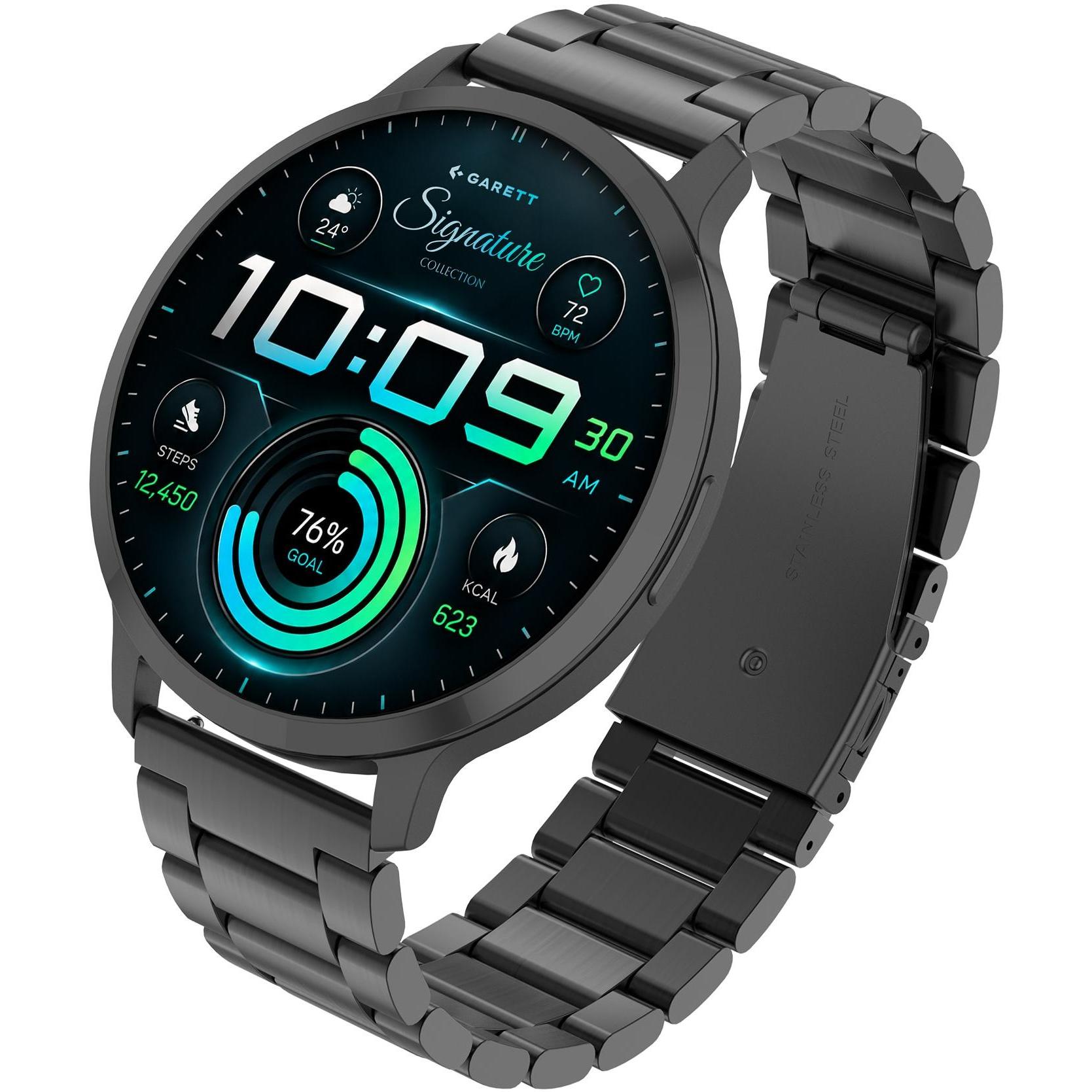 Smartwatch Garett Signature Edge Czarny Solid - miniatura 3