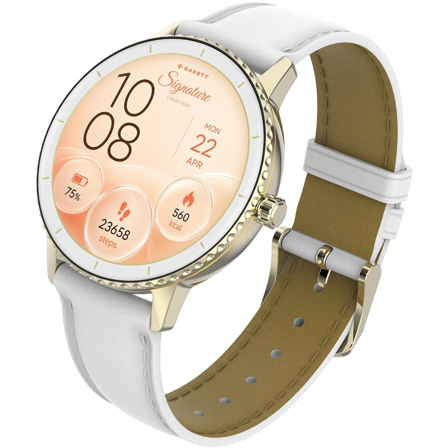 Smartwatch Garett Signature Grace Złoty Mesh - miniatura 7