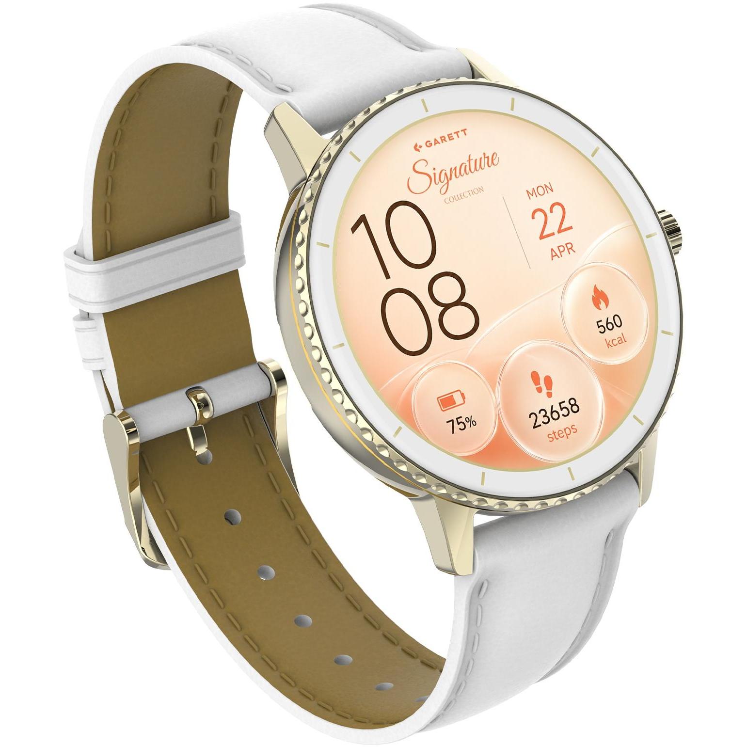 Smartwatch Garett Signature Grace Złoty Mesh - miniatura 8