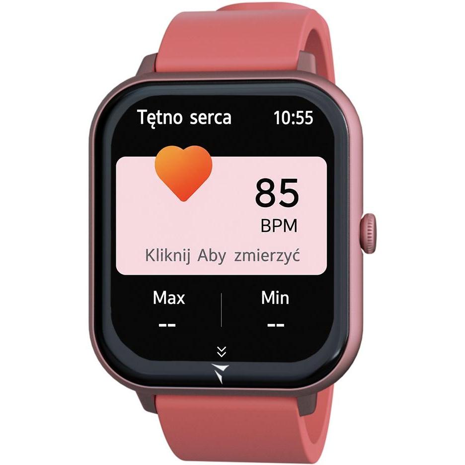 Smartwatch Techmade Glow Różowy zestaw z Torbą - miniatura 15